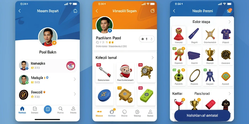 Fitur sosial yang memungkinkan interaksi antar pemain.
