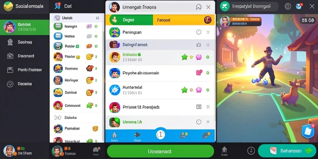 Sistem reward yang memotivasi pemain untuk bermain.