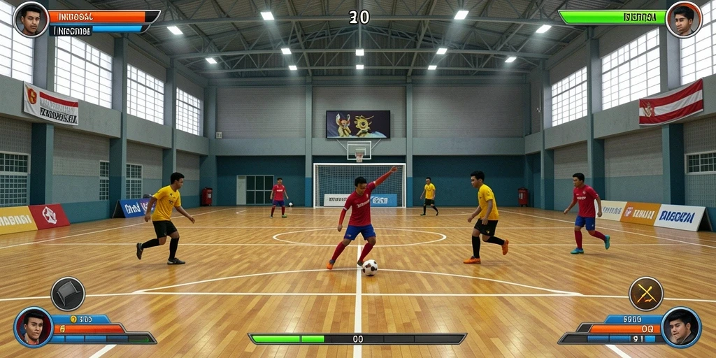 Animasi pertarungan yang dinamis dan mendebarkan.