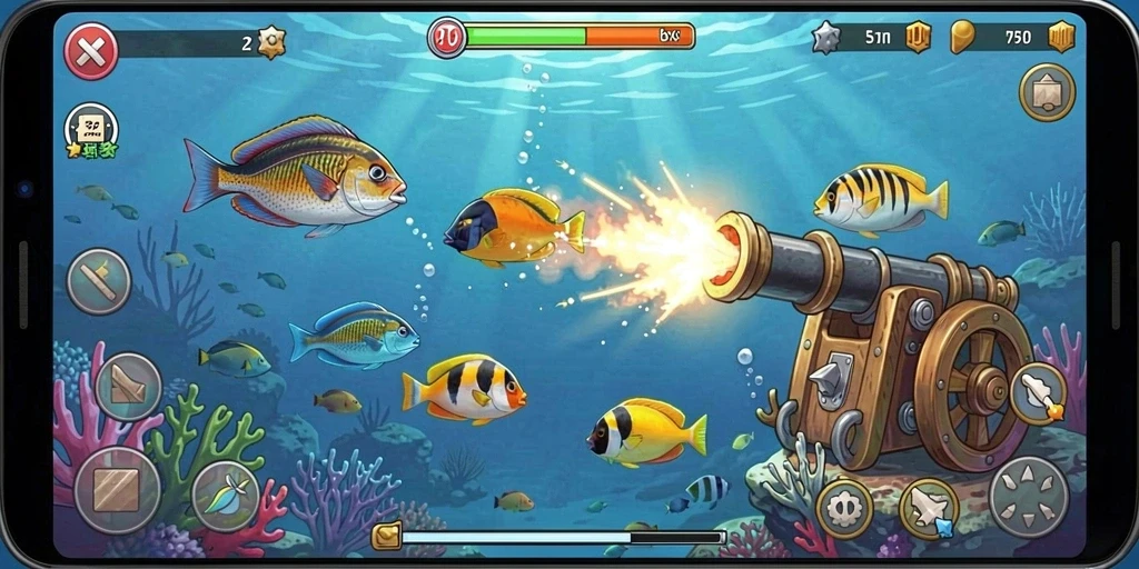 Gambar menampilkan momen seru dalam mode multiplayer.