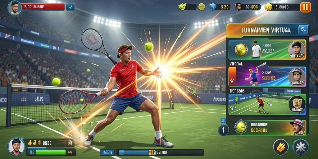 Screenshot dari level terbaru yang lebih menantang.