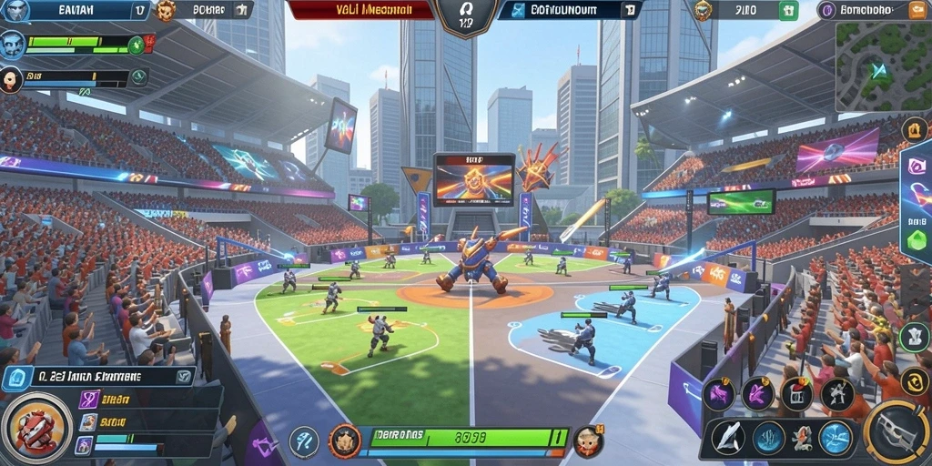 Mode multiplayer yang seru dan kompetitif.